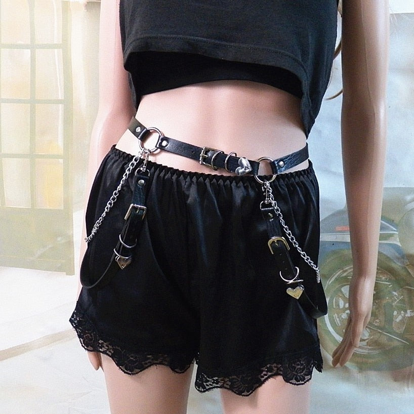 Women's Leg Strap Added Belt