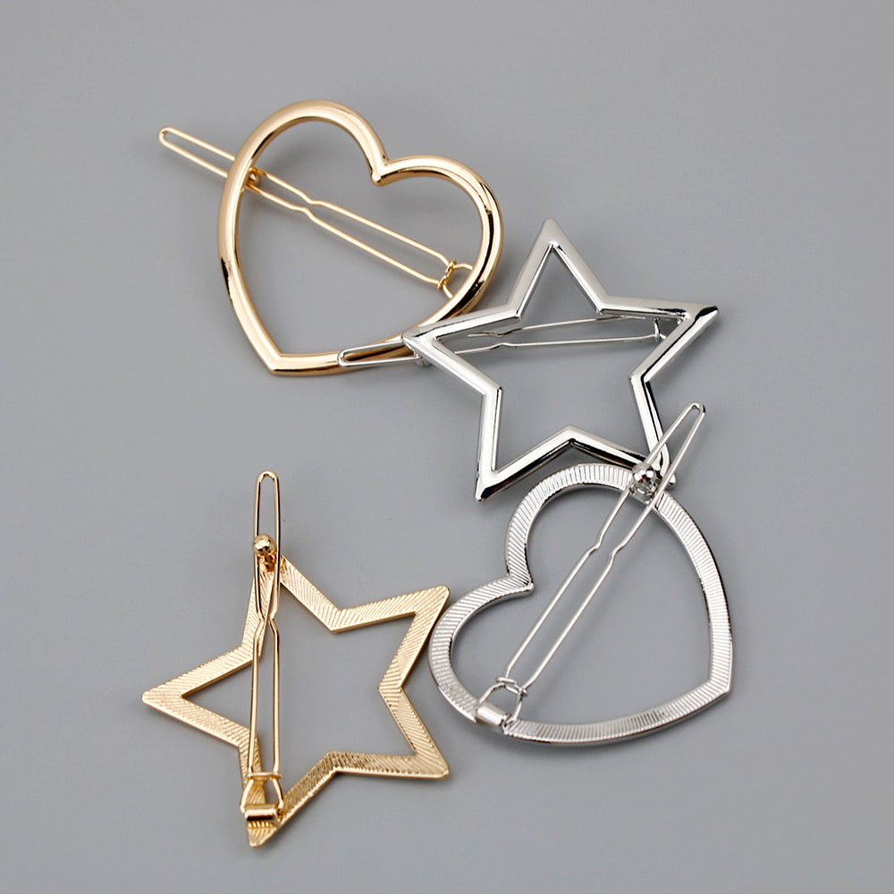 Fashion Creatively Designed Geometric Metal Hairpin