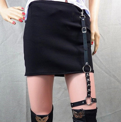 Women's Leg Strap Added Belt